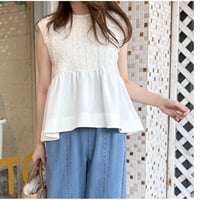 ちびフリルカットジョーゼットtops