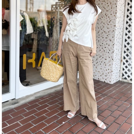 リボンアシメTシャツ