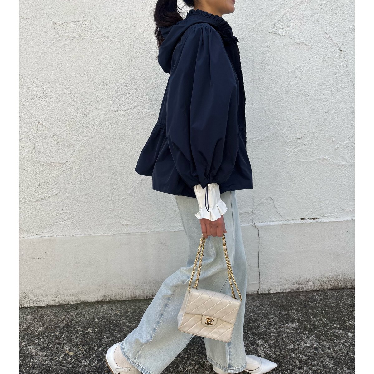 美品　TO BE CHIC ペプラム　ブルゾン　リモンタ 美品 TO BE CHIC ペプラム ブルゾン リモンタ