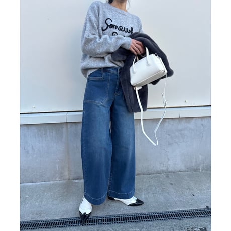 裏起毛ストレッチデニム