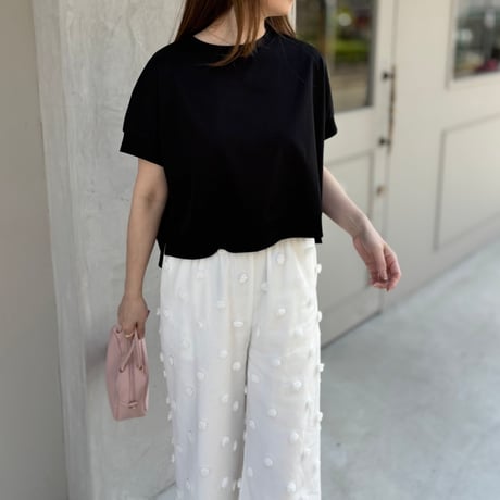 冷感ショート丈リラックスTシャツ