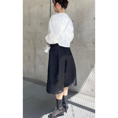 ボリュームスリーブカットショートロンT
