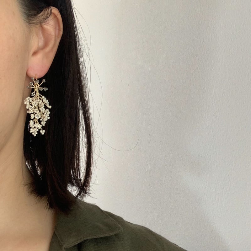 No.1164-C　海☆海塗りピアス・イヤリング(ゴールド) No.1164-C 海☆海塗りピアス・イヤリング(ゴールド) No.1164-C 海☆海