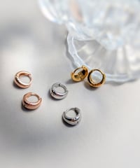 付けっぱなしok／フープピアス