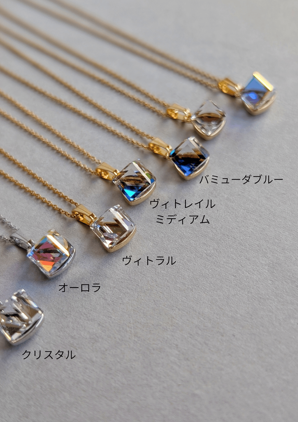 ゴールド】Cube ネックレス | AIMEE