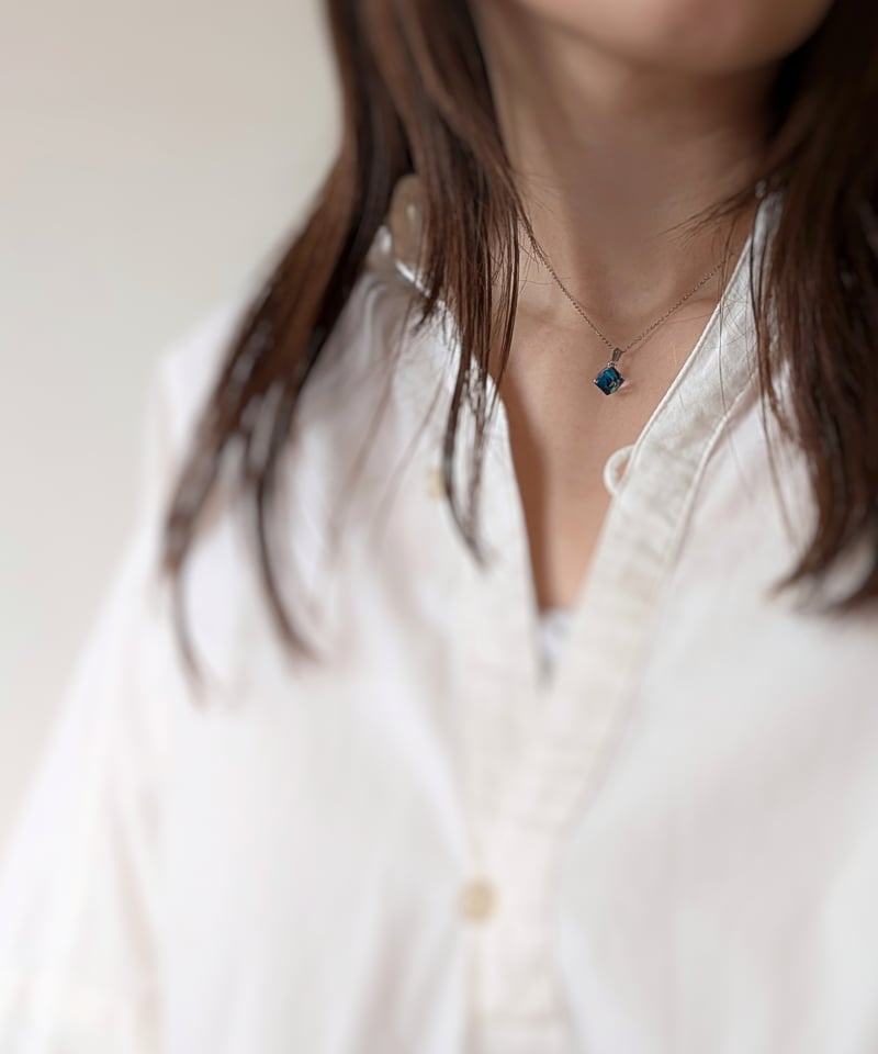 シルバー】Cube ネックレス | AIMEE