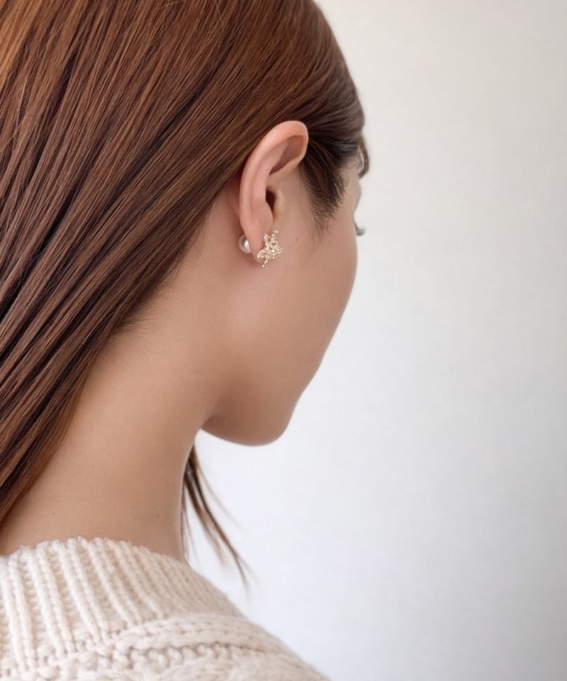 片耳販売／star Bloomパールキャッチ | AIMEE