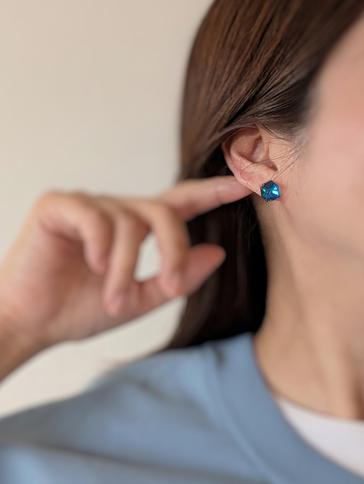 ピアス8点セット（ブルー系） 8mm）バミューダブルー | AIMEE