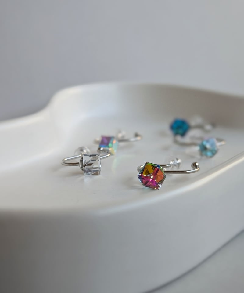 シルバー】Cube イヤーカフ | AIMEE