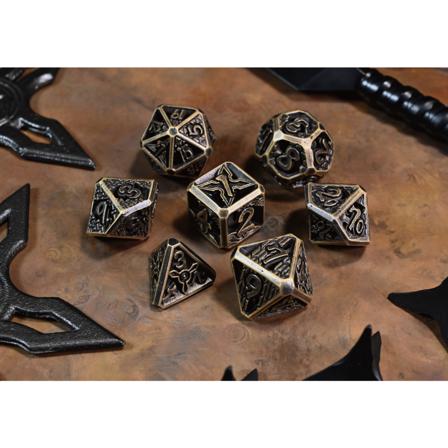 高岡銅器 シノビダイスセット7種入 Xinobi Dice gift box | MARC 高岡銅器 シノビダイスセット7種入 Xinobi Dice gift box | MARC