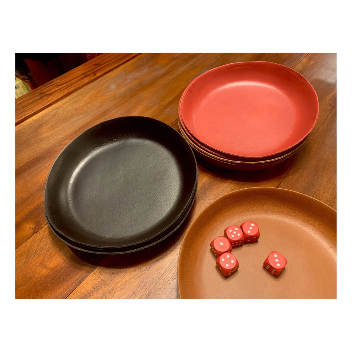 本革ダイストレイ 直径15cm (1枚) | MARCO STORE