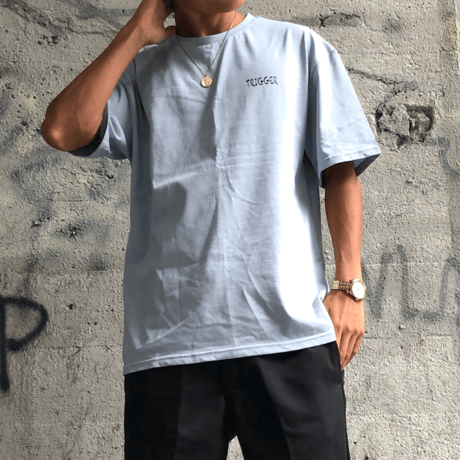 TRIGGER Tシャツ ブルー