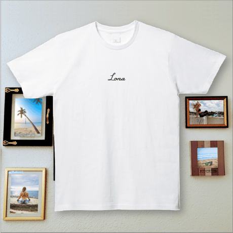 Lona メンズTシャツ ホワイト