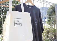 "Visible" Long sleeve T-Shirt - Eco bag SET 【スミ(ダークグレー)】