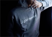 LightHouse  LOGO "Sweat hoodie” ﻿ 【Light Gray】
