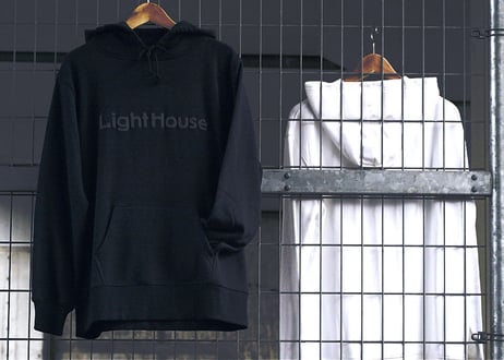 LightHouse LOGO  "Sweat hoodie” 【BLK】