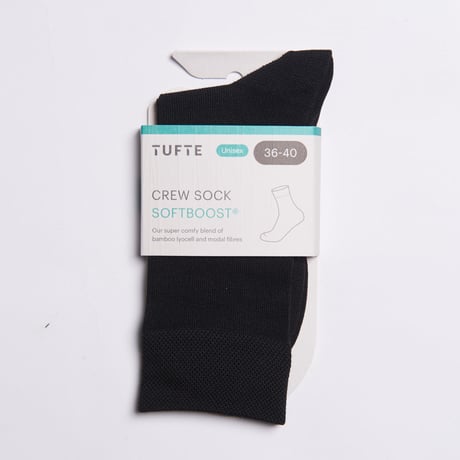 【TUFTE】CREW SOCKS - White