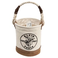 【KLEIN TOOLS】5104MINI Mini Tool Bucket, Leather-Bottom