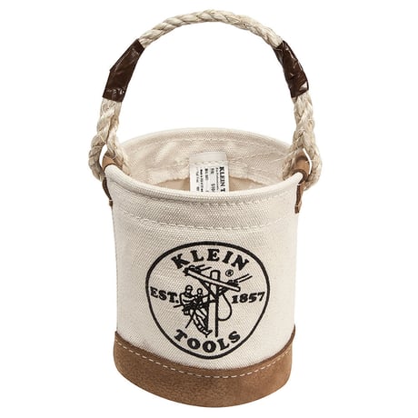 【KLEIN TOOLS】5104MINI Mini Tool Bucket, Leather-Bottom