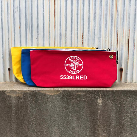 【KLEIN TOOLS】5539LCPAK Zipper Bags, Large Canvas Tool Pouches,18インチ-3色-1セット