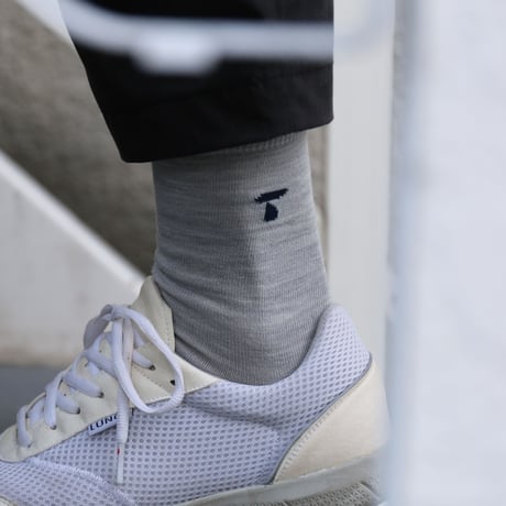 【TUFTE】MERINO LIGHT CREW SOCKS  - Black