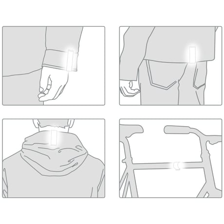 【BOOKMAN】Clip-on Reflector