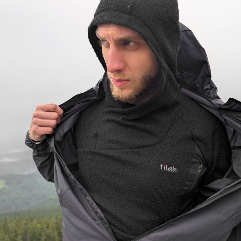 Tilak+POUTNIK】Murun Hooded Shirts | gearism store