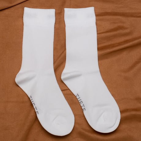【TUFTE】CREW SOCKS - White