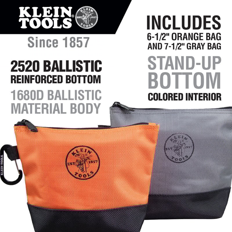 Klein zipper bags sales