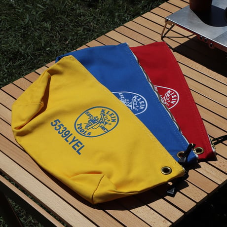 【KLEIN TOOLS】5539LCPAK Zipper Bags, Large Canvas Tool Pouches,18インチ-3色-1セット