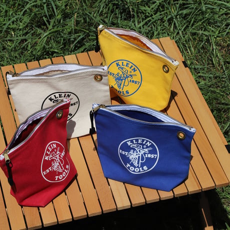 【KLEIN TOOLS】 5539 Zipper Bag, Canvas Tool Pouch, 10インチ