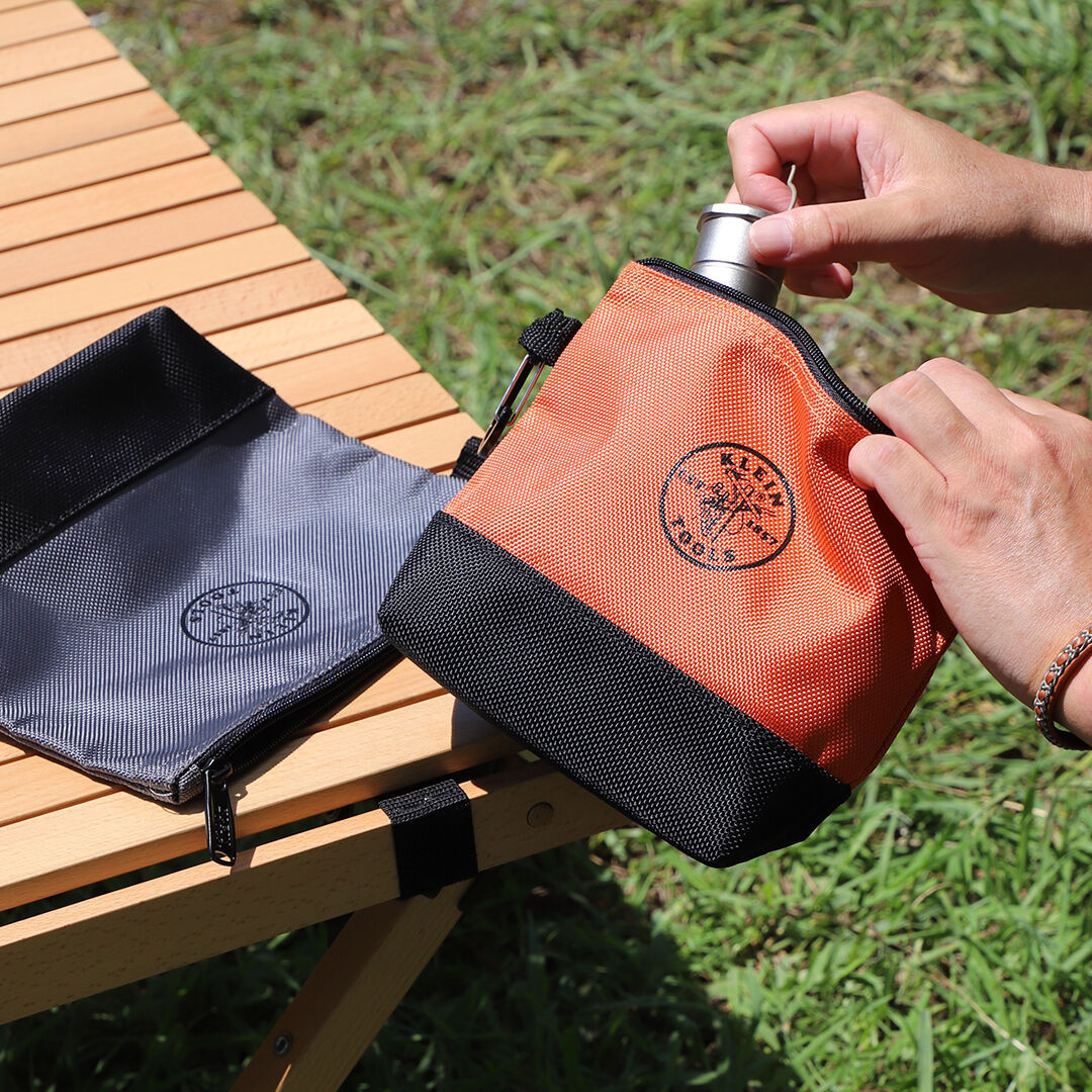 【KLEIN TOOLS】55470 Zipper Bag, Stand-Up Tool Pouch, 2色