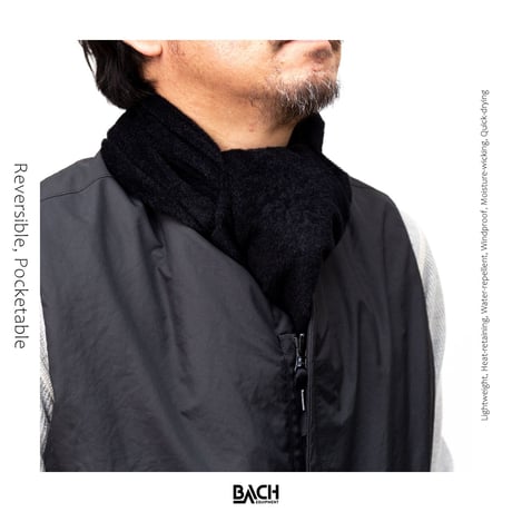 【BACHGarments】Sling Tube Reversible/Pocketable_Black_onesize