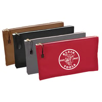 【KLEIN TOOLS】5141 Zipper Bags, Canvas Tool Pouches-4色が1SET◆