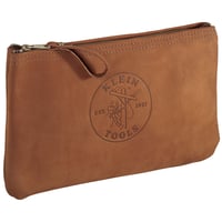 【KLEIN TOOLS】5139L Zipper Bag, Top-Grain Leather Tool Pouch, 12.5インチ