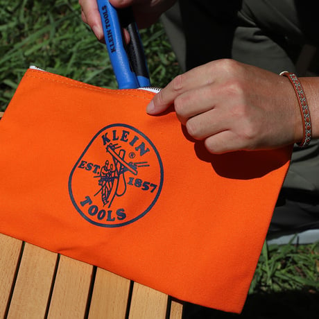 【KLEIN TOOLS】5140 Zipper Bags, Canvas Tool Pouches-4色が1SET◆
