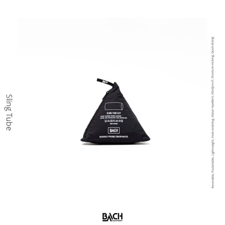 【BACHGarments】Sling Tube Reversible/Pocketable_Black_onesize