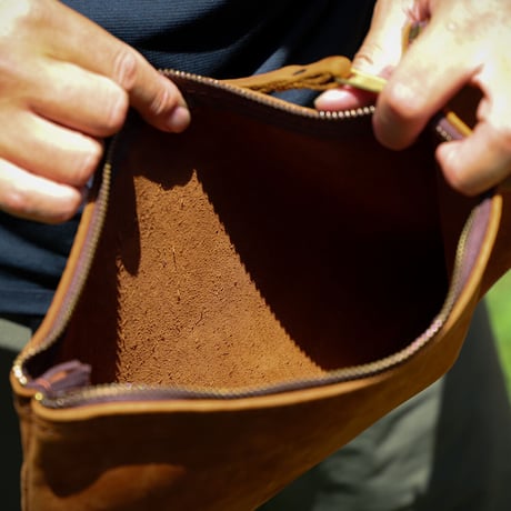 【KLEIN TOOLS】5139L Zipper Bag, Top-Grain Leather Tool Pouch, 12.5インチ