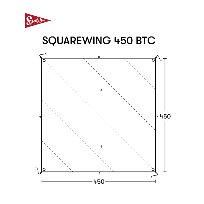 新品未使用 スパッツ Spatz Squarewing 350 BTC Tarp SPATZ】Squarewing 450 BTC Tarp | gearism store