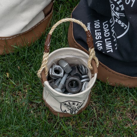 【KLEIN TOOLS】5104MINI Mini Tool Bucket, Leather-Bottom