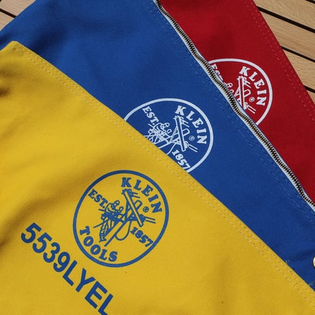 【KLEIN TOOLS】5539LCPAK Zipper Bags, Large Canvas Tool Pouches,18インチ-3色-1セット