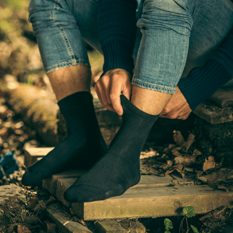 【TUFTE】CREW SOCKS - White