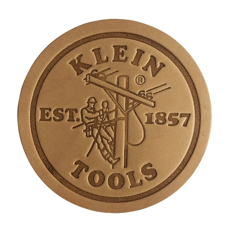 【KLEIN TOOLS】98028 Klein Leather Coasters, 6pcs-1SET◆