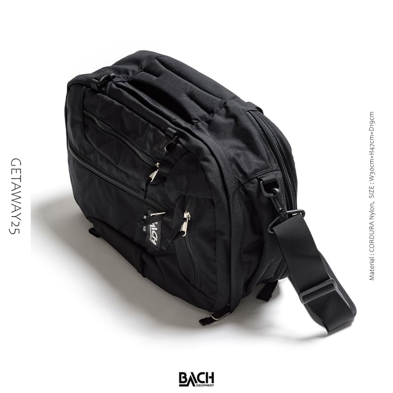 BACH】GETAWAY25 Black | gearism store