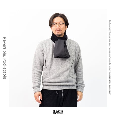 【BACHGarments】Sling Tube Reversible/Pocketable_Black_onesize
