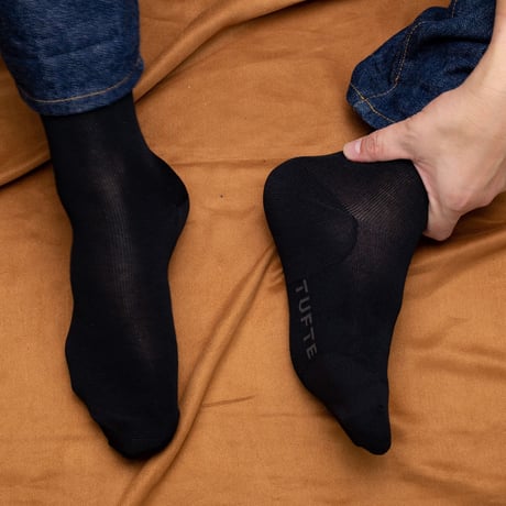 【TUFTE】CREW SOCKS - White