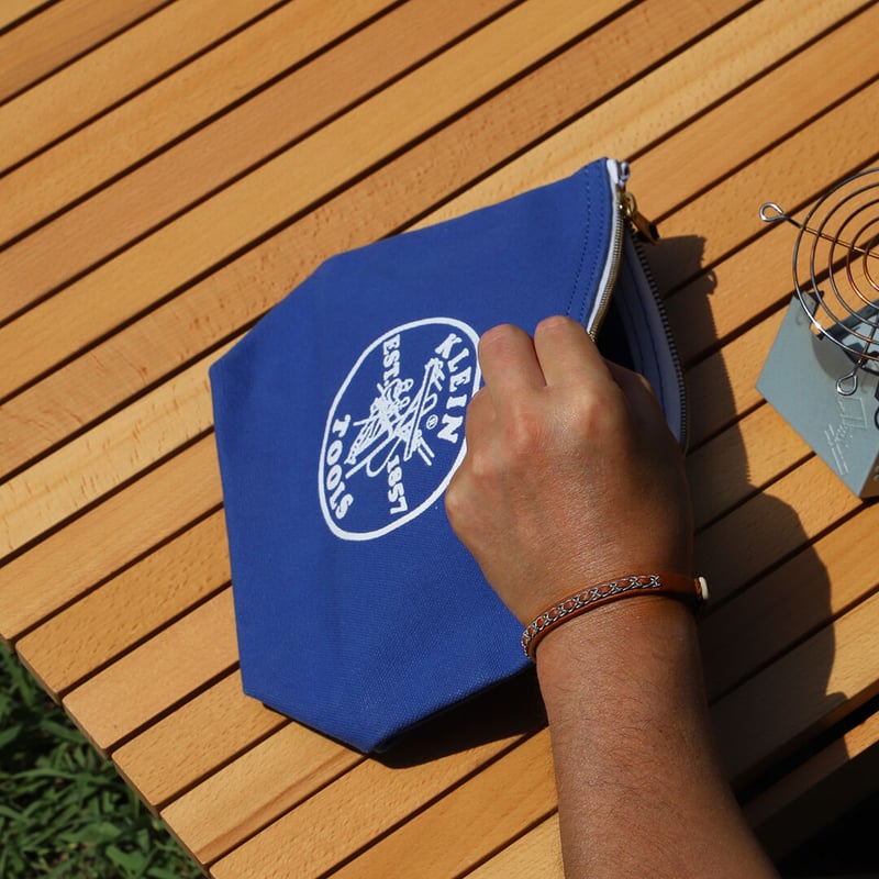 KLEIN TOOLS】 5539 Zipper Bag, Canvas Tool Pouc