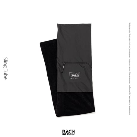 【BACHGarments】Sling Tube Reversible/Pocketable_Black_onesize