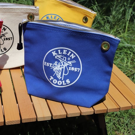 【KLEIN TOOLS】 5539 Zipper Bag, Canvas Tool Pouch, 10インチ