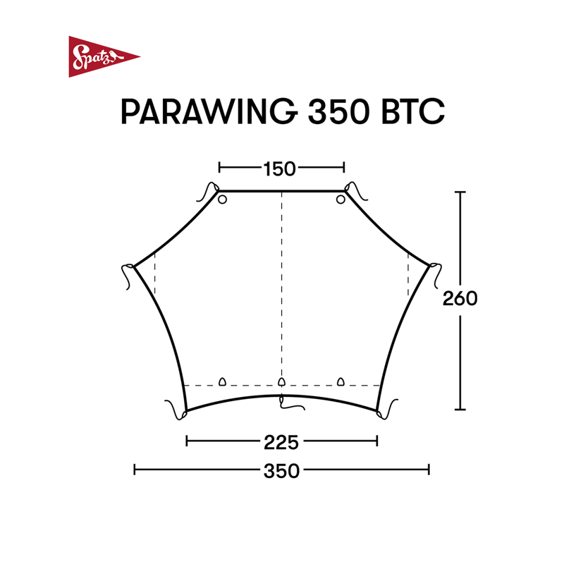 SPATZ Stork4 BTC＋Parawing350 BTCセット　新品 SPATZ Stork4 BTC | タテイスカンナ